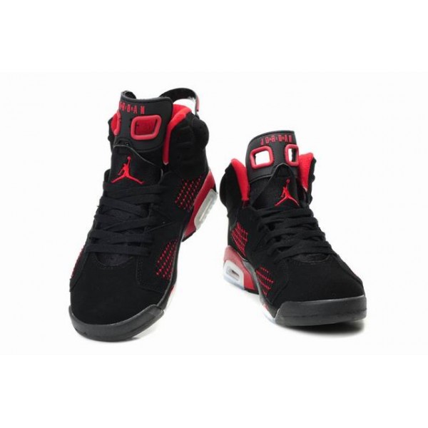 air jordan femme noir et rouge